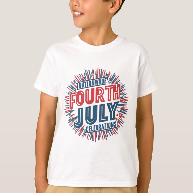 Vibes patrióticas: la camiseta del 4 de julio (Anverso)