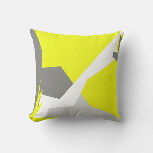 Vibes positivas Abstract Art Colocar almohada de c (Anverso)
