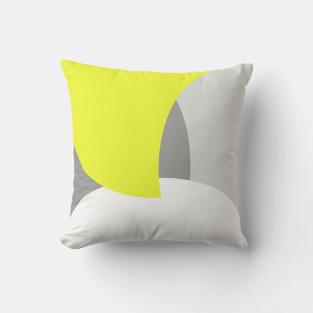 Vibes positivas Abstract Art Colocar almohada de c (Anverso)