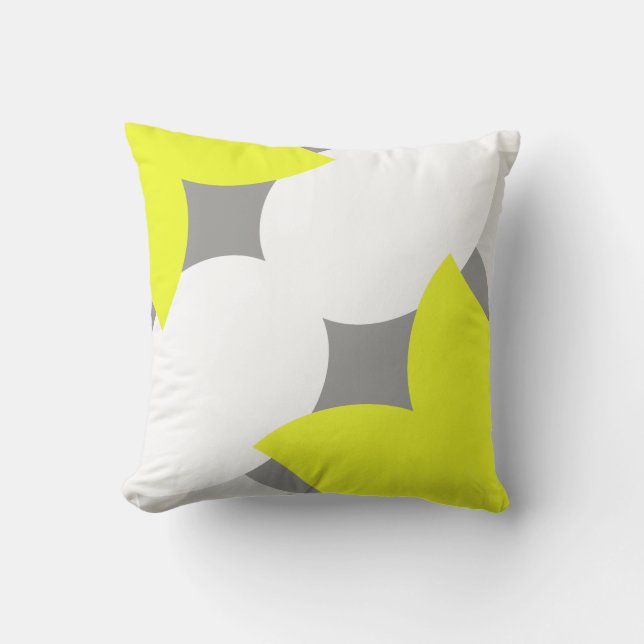 Vibes positivas Abstract Art Colocar almohada de c (Anverso)