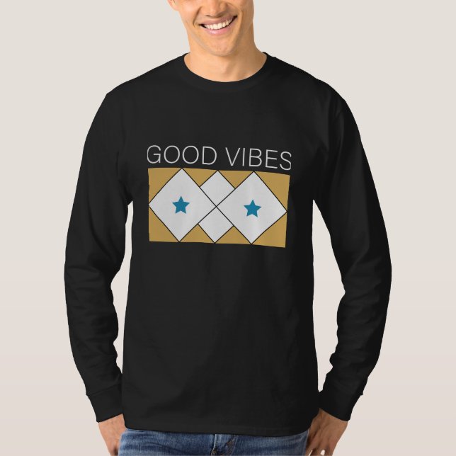 Vibes positivas refrescan la camiseta (Anverso)