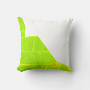 Vibes positivas Resumen de almohada del cojín verd