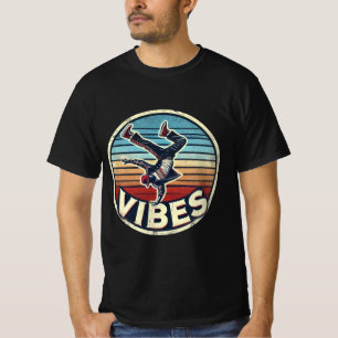 Vibes retro: Bailarín en acción camiseta clásica