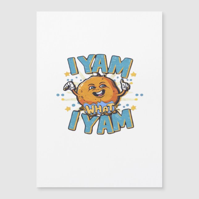 Vibra Acogedora de Acción de Gracias 'I Yam What I (Anverso)