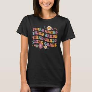 Vibra Tercer Grado Retro Profesores Niños Camiseta