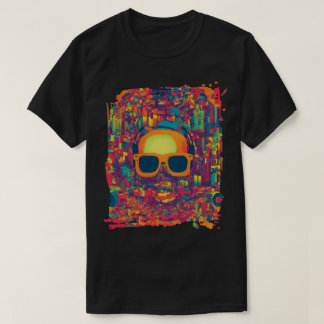 "Vibraciones de Fallo de Neón" Camiseta de Arte Ab