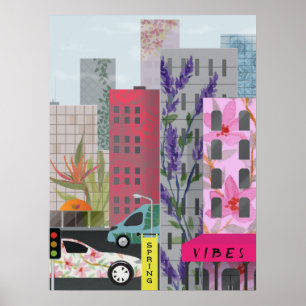Vibraciones de la Ciudad de Primavera Arte Urban