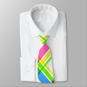¡Vibraciones de primavera! Corbata de cuello a cua
