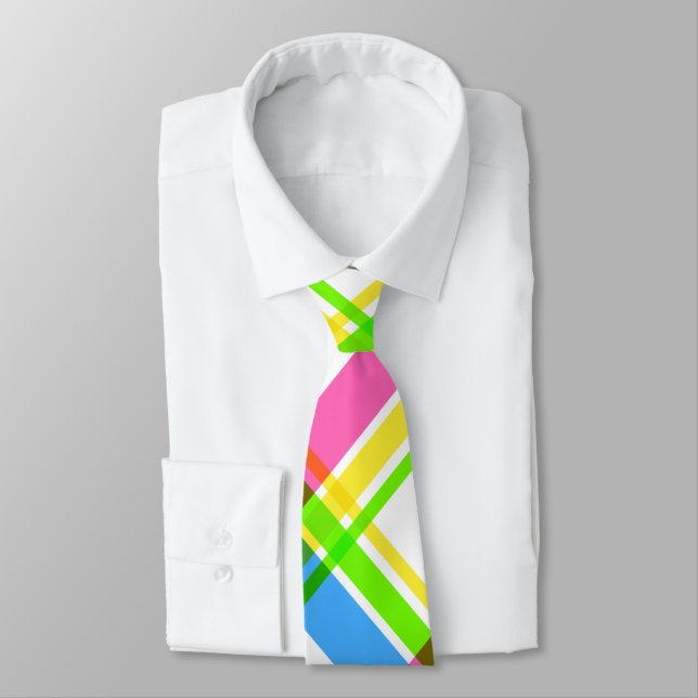 ¡Vibraciones de primavera! Corbata de cuello a cua (Atado)