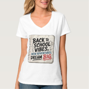 Vibraciones de Regreso a la Escuela – Camiseta par