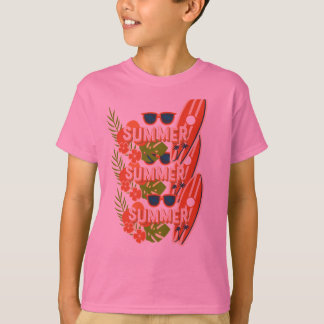 Vibraciones de Verano – Camiseta Colorida de Playa
