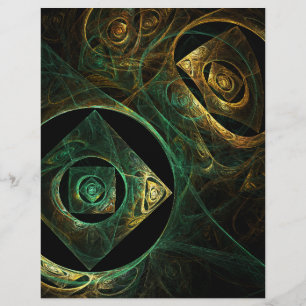 Vibraciones mágicas Abstract Art Flyer