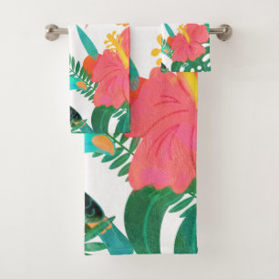Vibraciones Tropicales Hojas Florales Chic de Vera
