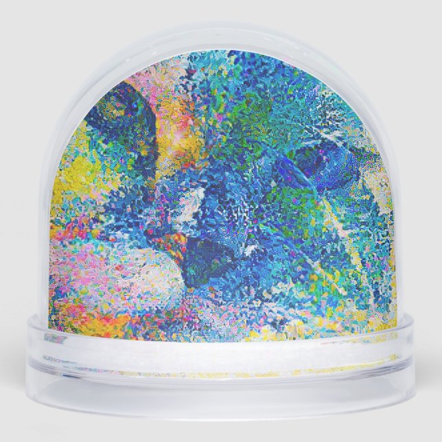 Vibrant Abstract Cat Art Print (Anverso)
