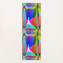 🌈 Vibrant Abstract Yoga Mat