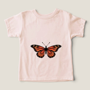 Vibrant Monarch Butterfly Illustration on Light Ba
