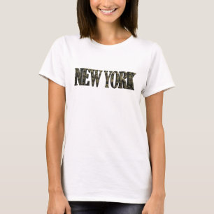 Vibrante Amarillo Camiseta Personalizada NEW YORK