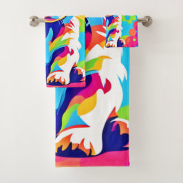 Vibrante Arte De Cachorro