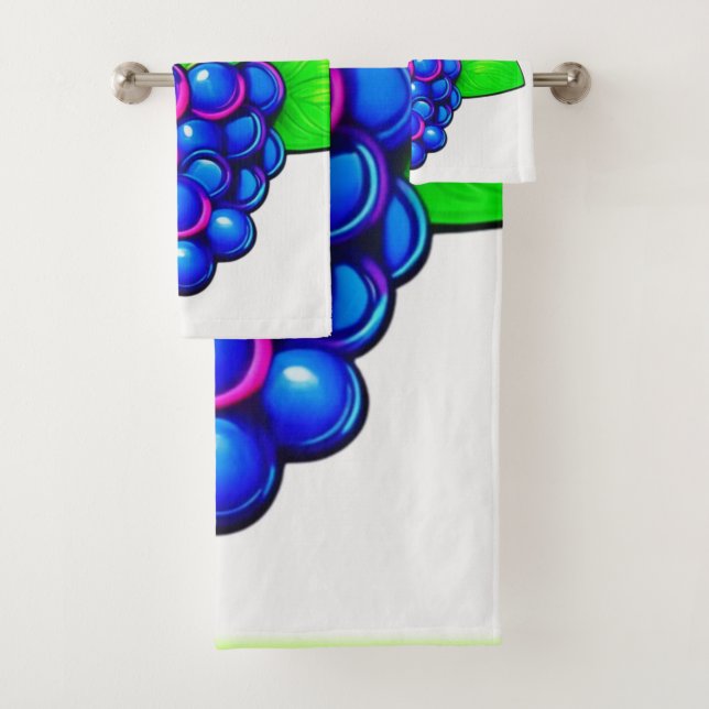 Vibrante Blueberry Pop Art (In situ)