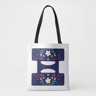 Vibrante bolsa de mercado boho para mujeres