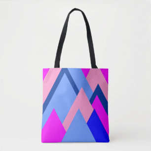 Vibrante Bolsa de Tote de Triángulos Coloridos