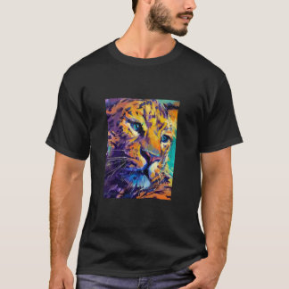 Vibrante Cheetah Imprimir camiseta