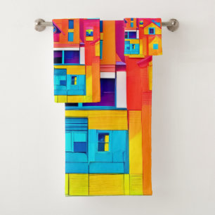 Vibrante Cityscape Dreamscape Art