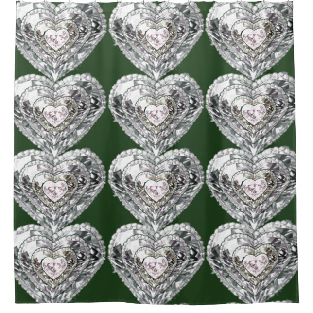 Vibrante cortina de ducha de diseño digital - Wi-F (Anverso)