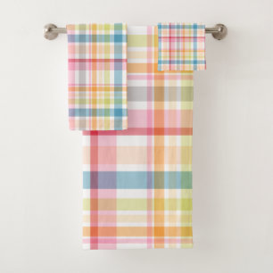 Vibrante cuadros pastel multicolor clan tartán
