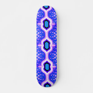 Vibrante cubierta de skateboard 3D de arte digital