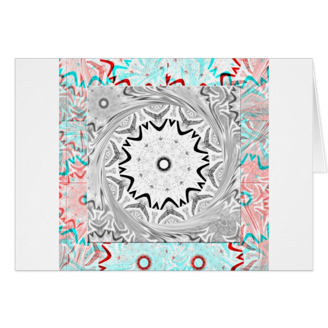 Vibrante cultura africana: Una fusión rosa y cian (Anverso (Horizontal))