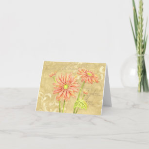 Vibrante Daisy Garden Blank Cualquier Tarjeta De O