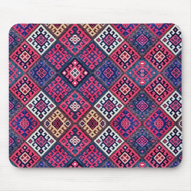 Vibrante Diamante oriental de la alfombra persa (Frente)