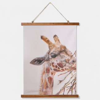 Vibrante Giraffe tapices de decoración en la pared