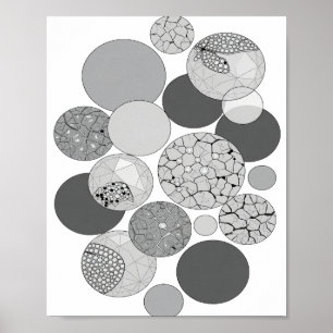 Vibrante Gris ARTE ABSTRACTO Diseño Moderno