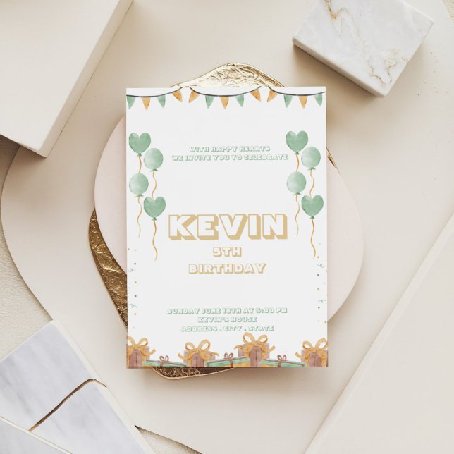 Vibrante Invitación a Bash de Cumpleaños de Confet (Subido por el creador)