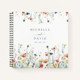 Vibrante libro de Bodas de flores silvestres