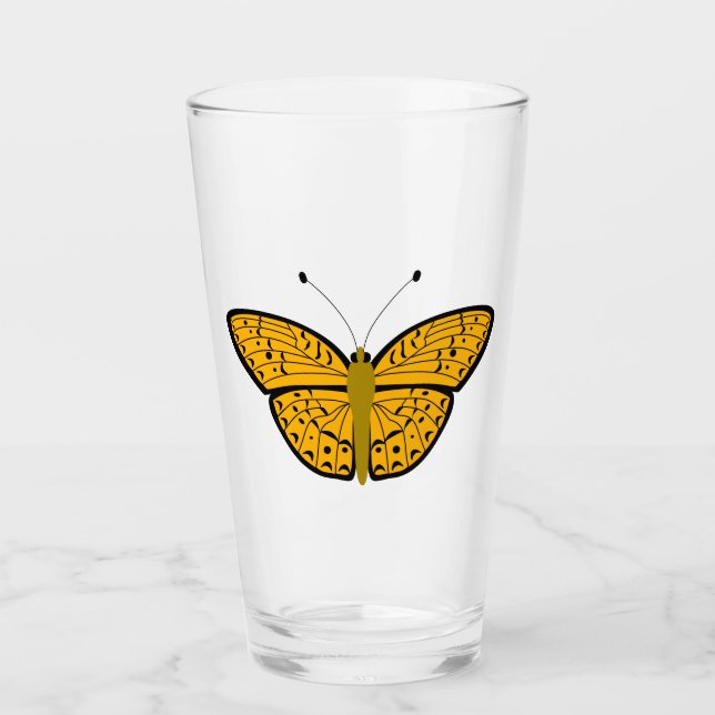 Vibrante mariposa Tumbler - Elegancia de la natura (Anverso)