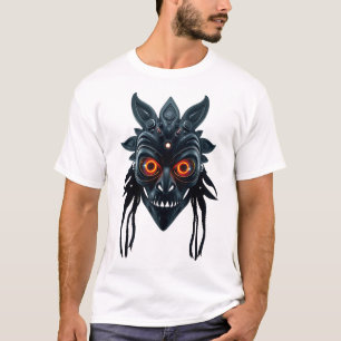 Vibrante Máscara Tribal Gormhole Ojos Camiseta