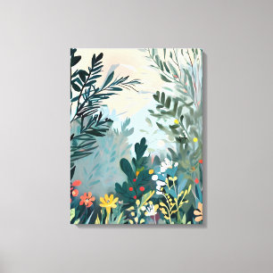 Vibrante Meadow - Arte de paisajes florales