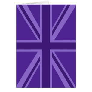 Vibrante morado Unión Jack
