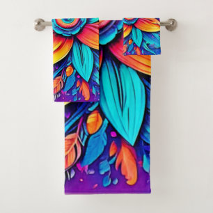 Vibrante obra de arte floral