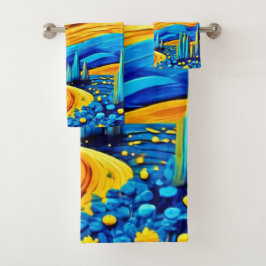 Vibrante obra de arte Starry