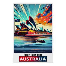 Vibrante ópera de Sydney - Poster de Australia