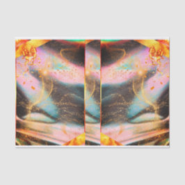 Vibrante Papel Tejido Oro