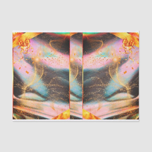 Vibrante Papel Tejido Oro (Anverso)