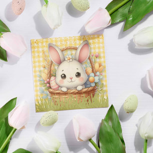 Vibrante pascua feliz en una tarjeta de fondo amar