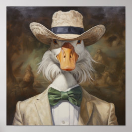 Vibrante Poster del Pato Kent - Obra de arte inspi