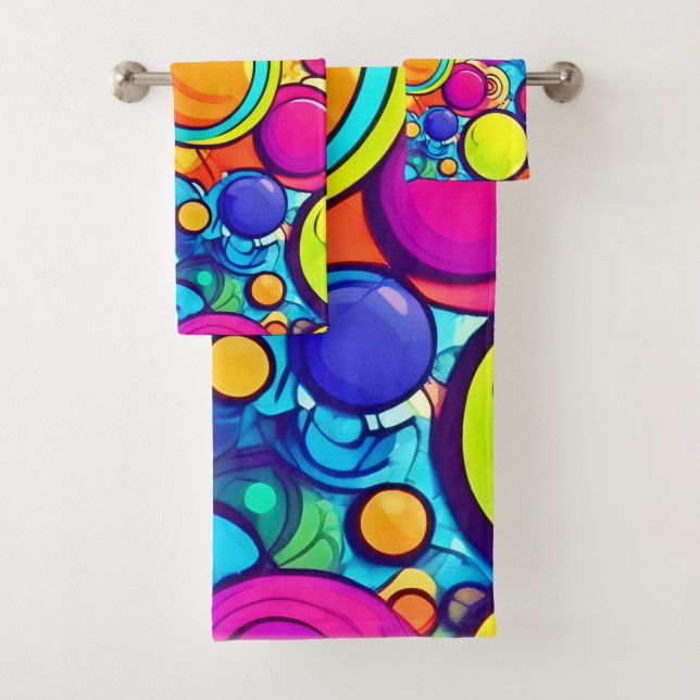 Vibrante Resumen de la obra de arte de las burbuja (In situ)