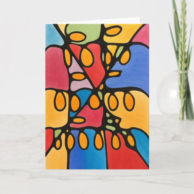 Vibrante Resumen Nota en blanco (Anverso)